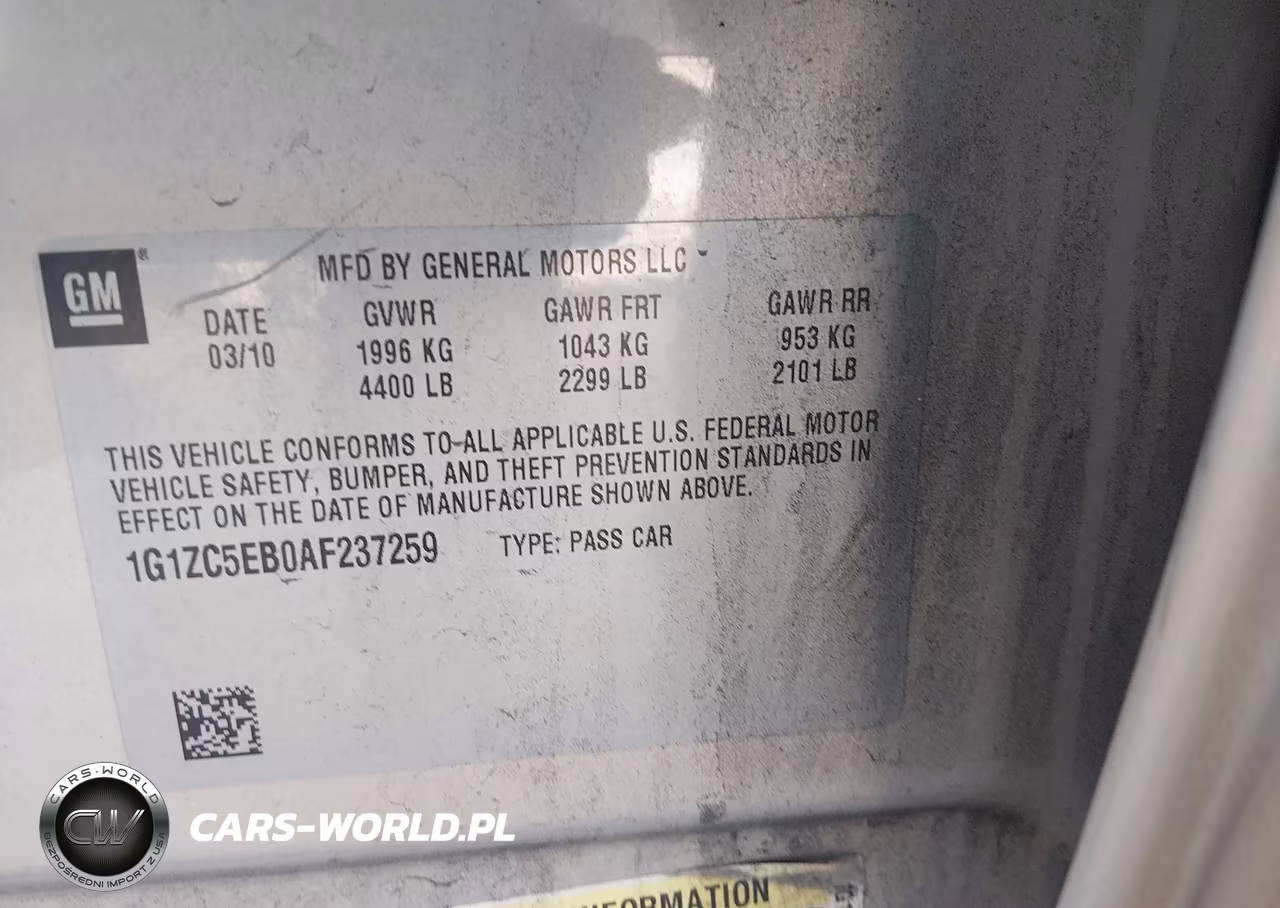2010 Chevrolet Malibu Lt VIN:1G1ZC5EB0AF237259 - 9