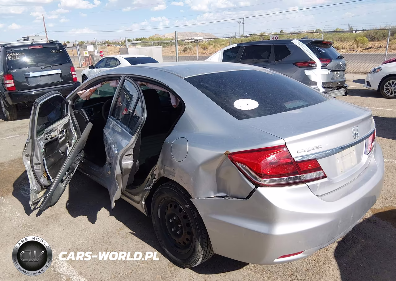 2014 Honda Civic Lx VIN:19XFB2F52EE024611 - 3
