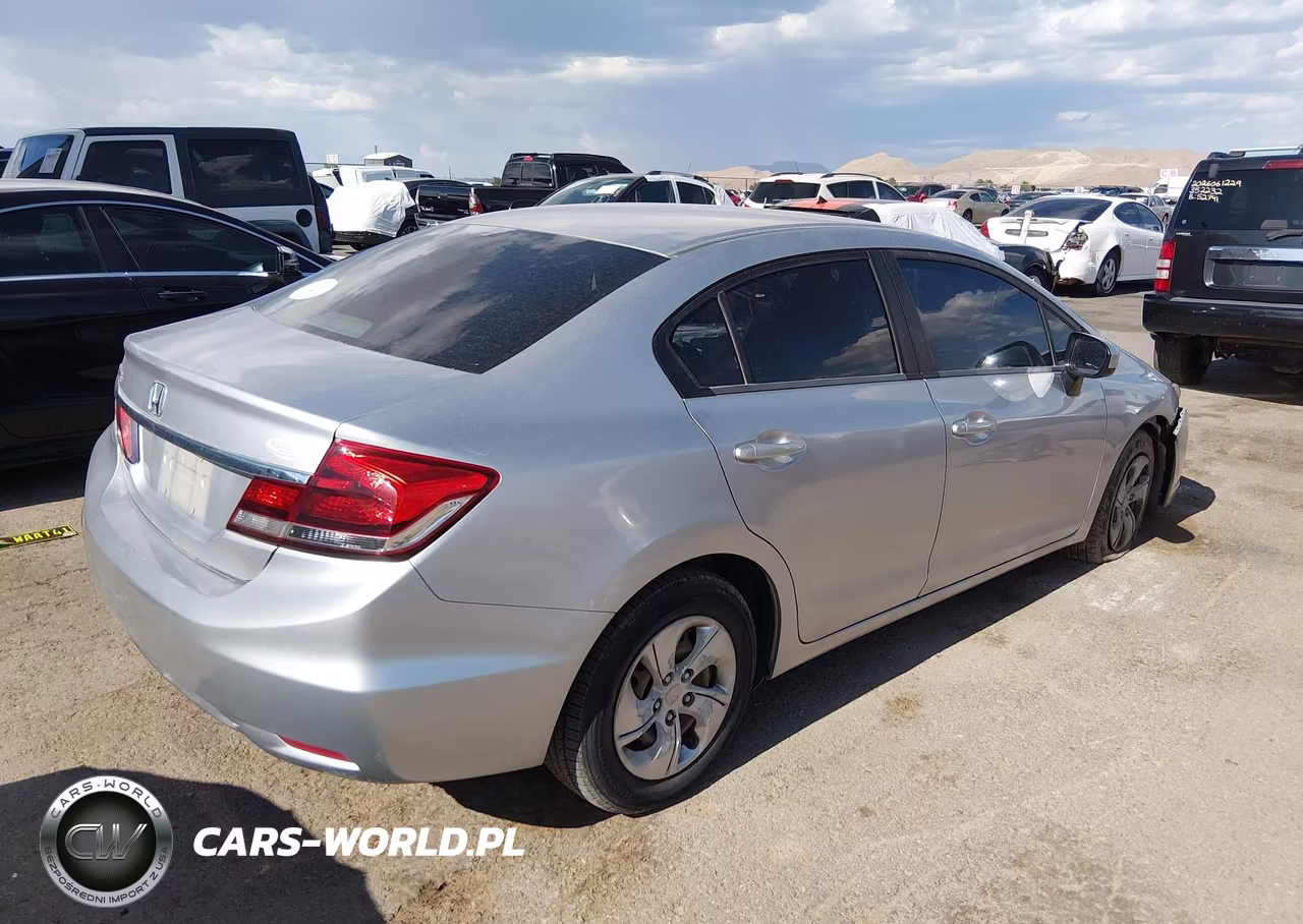 2014 Honda Civic Lx VIN:19XFB2F52EE024611 - 4