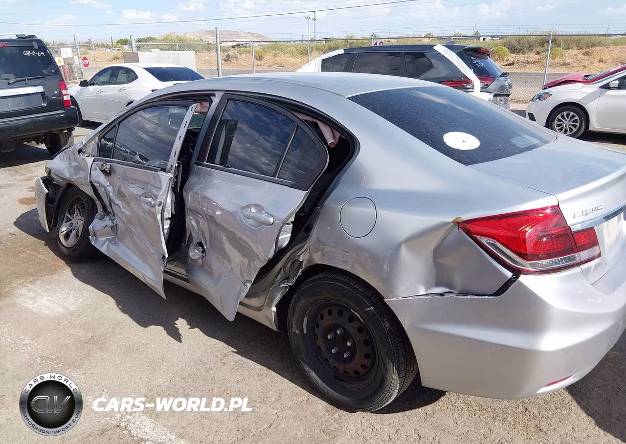 2014 Honda Civic Lx VIN:19XFB2F52EE024611 - 6