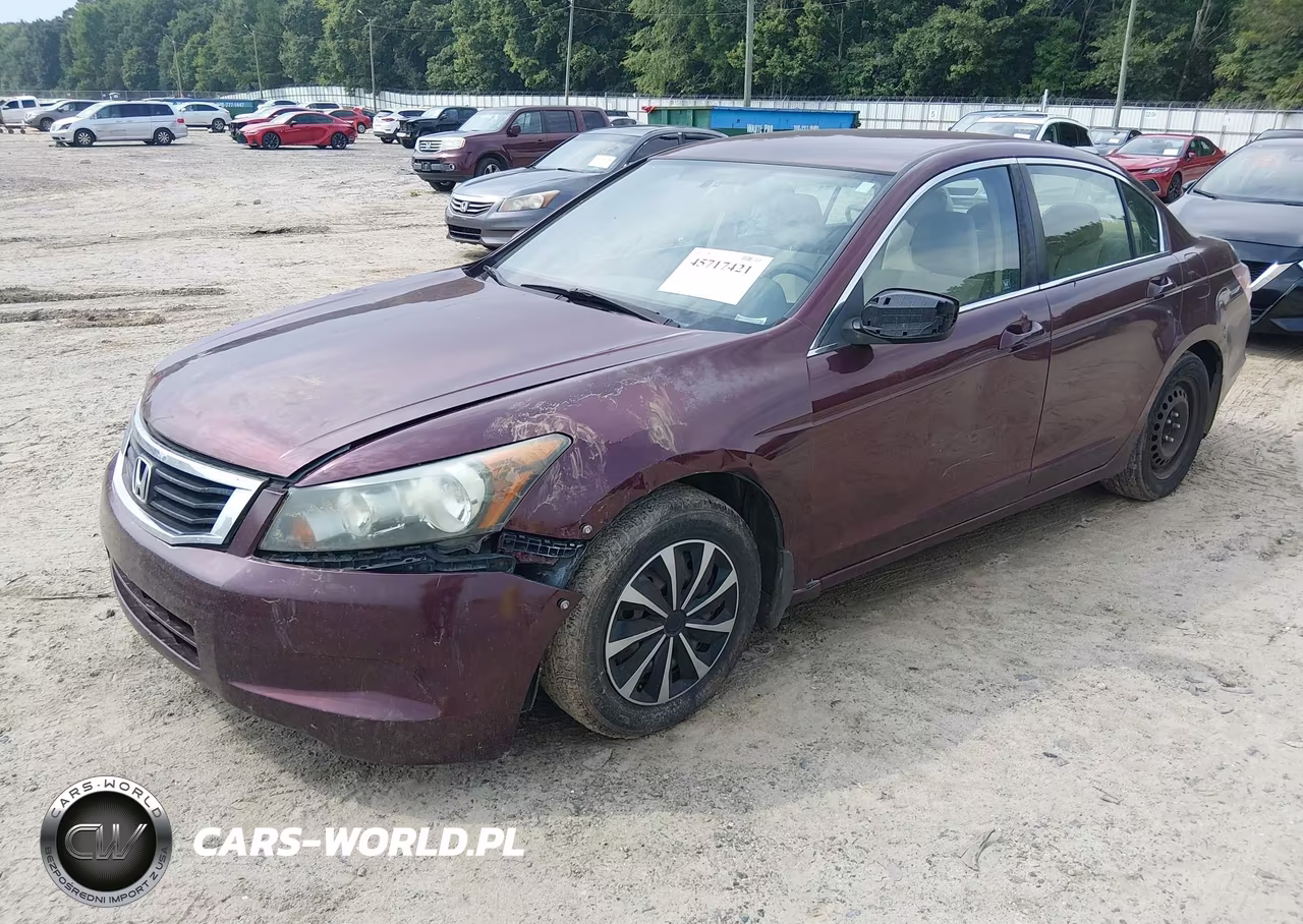 2010 Honda Accord 2.4 Lx VIN:1HGCP2F30AA190627 - 2