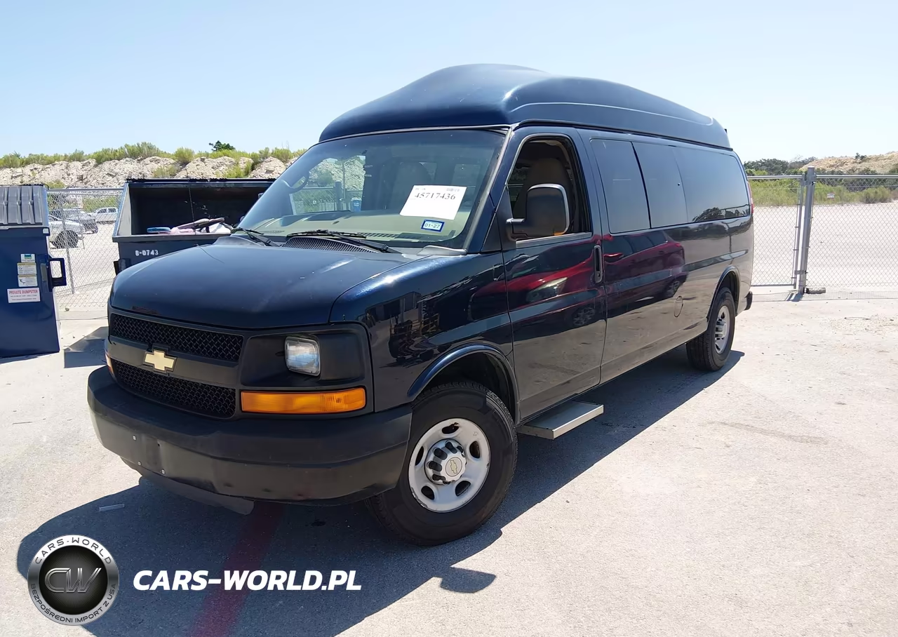 2010 Chevrolet Express 3500 Ls VIN:1GA2GZDG2A1111444 - 2