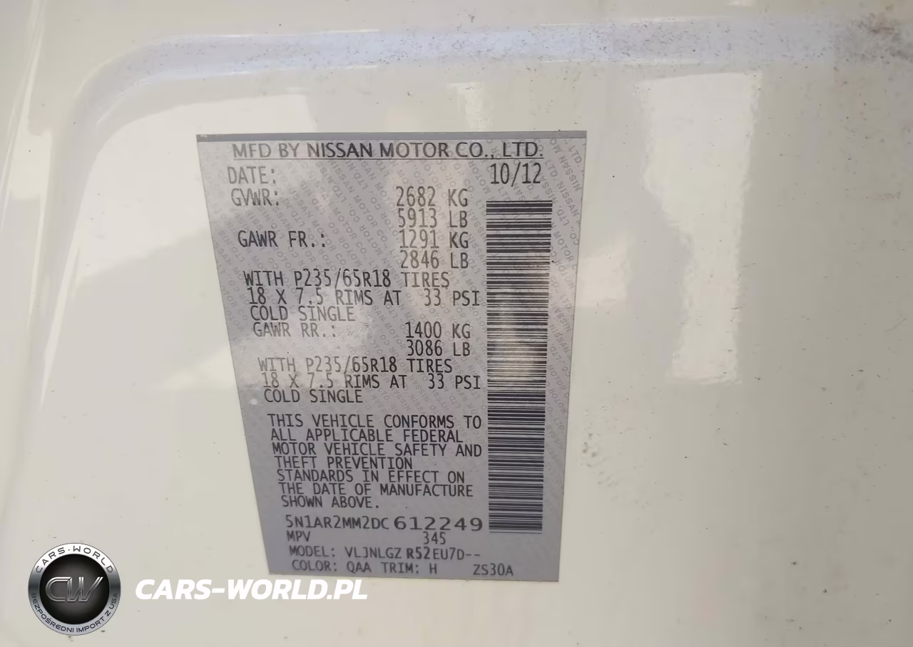 2013 Nissan Pathfinder Sl VIN:5N1AR2MM2DC612249 - 9