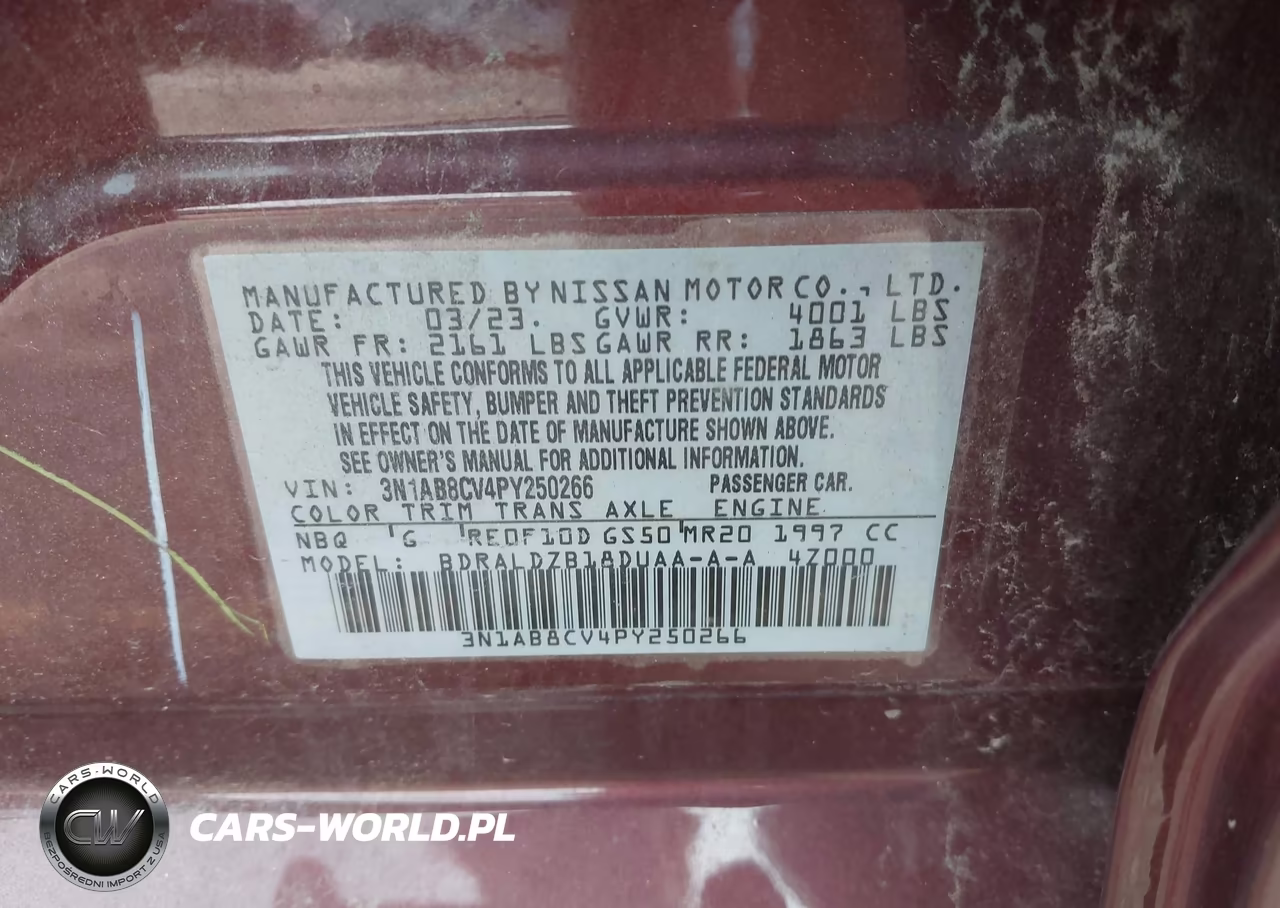 2023 Nissan Sentra Sv Xtronic Cvt VIN:3N1AB8CV4PY250266 - 9