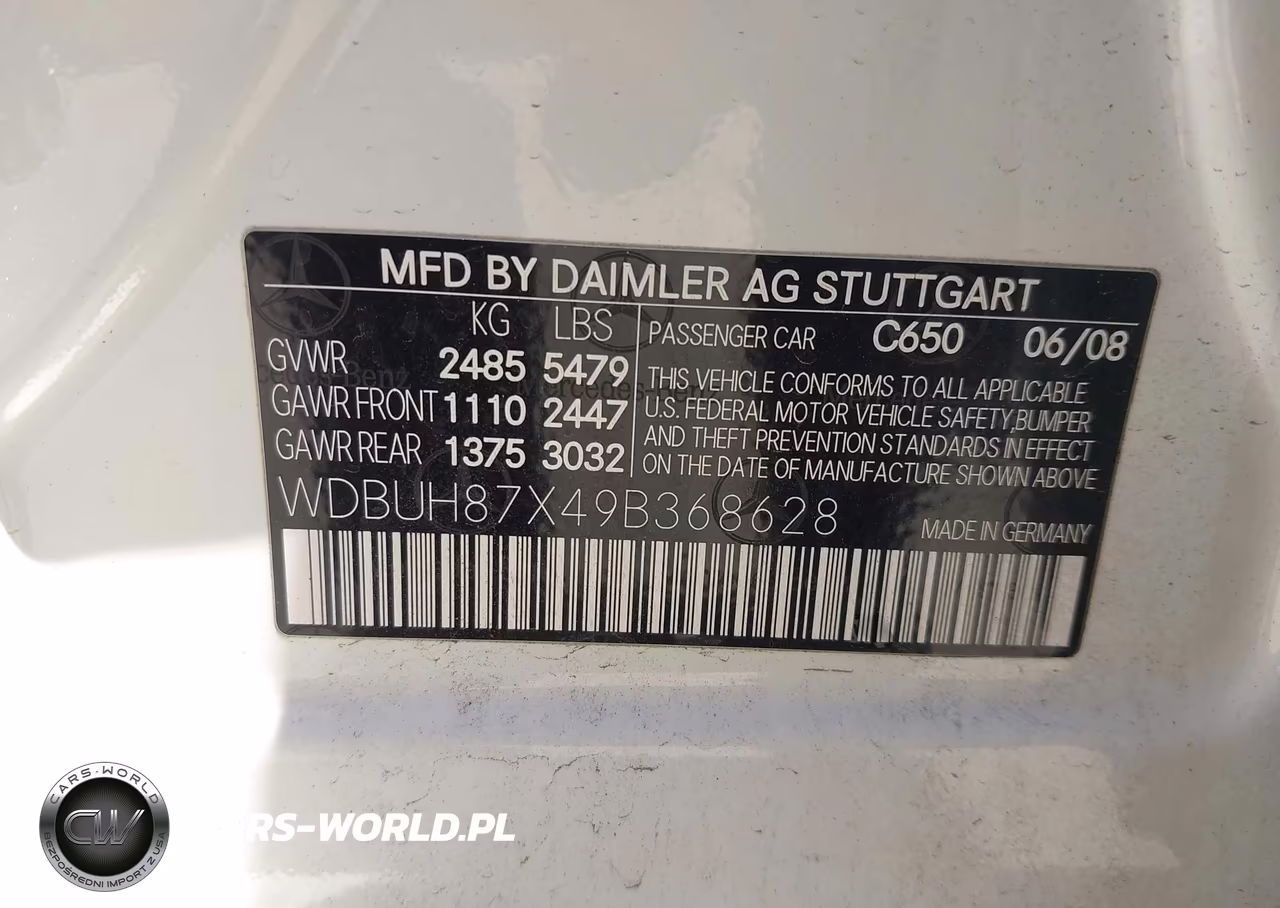 2009 Mercedes-Benz E 350 4Matic VIN:WDBUH87X49B368628 - 9