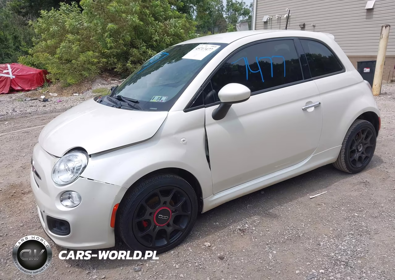 2015 Fiat 500 Sport VIN:3C3CFFBR9FT601840 - 2