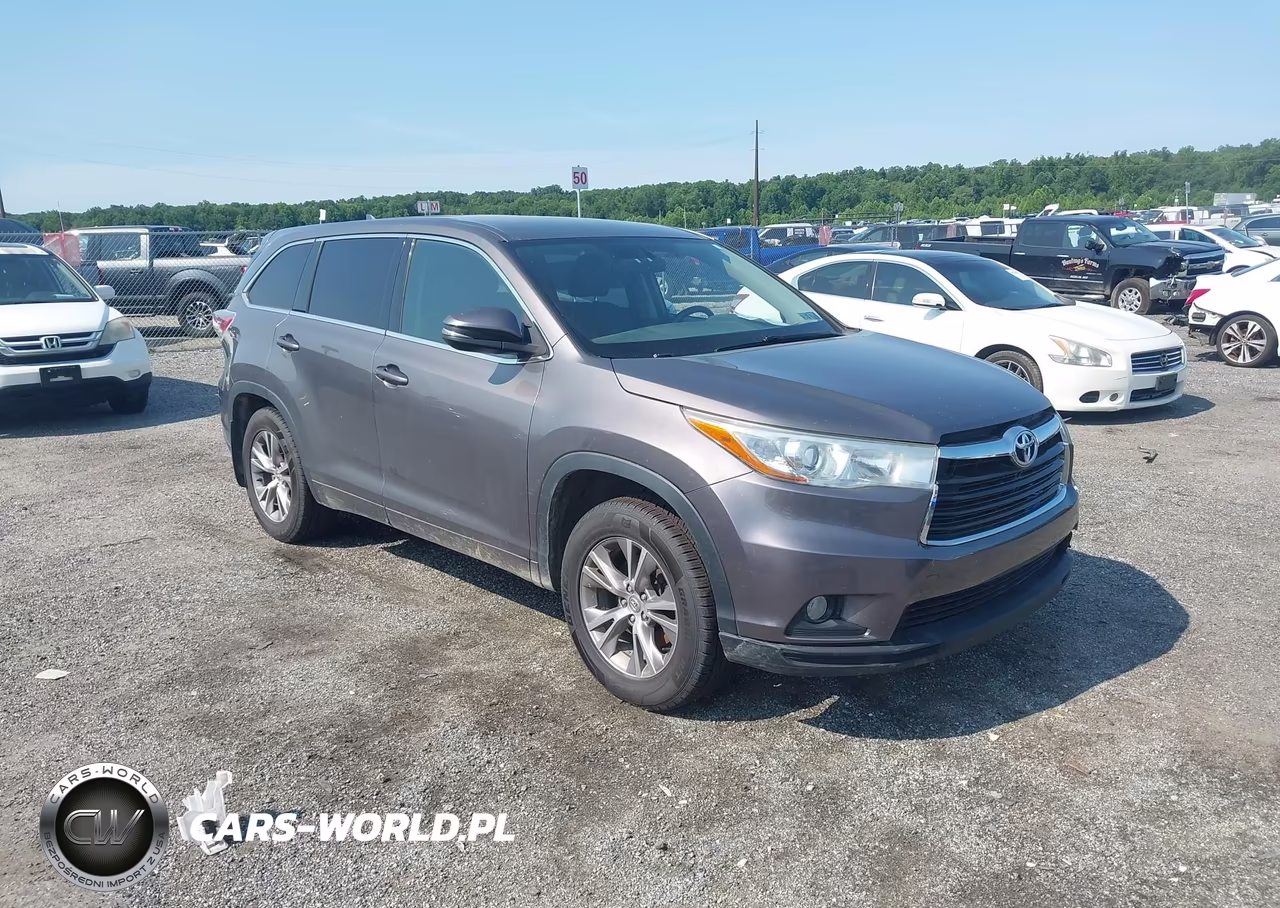 2015 Toyota Highlander Le Plus V6 VIN:5TDBKRFH5FS084276 - 1