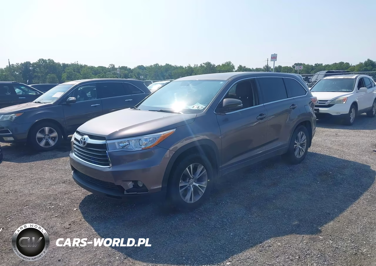 2015 Toyota Highlander Le Plus V6 VIN:5TDBKRFH5FS084276 - 2