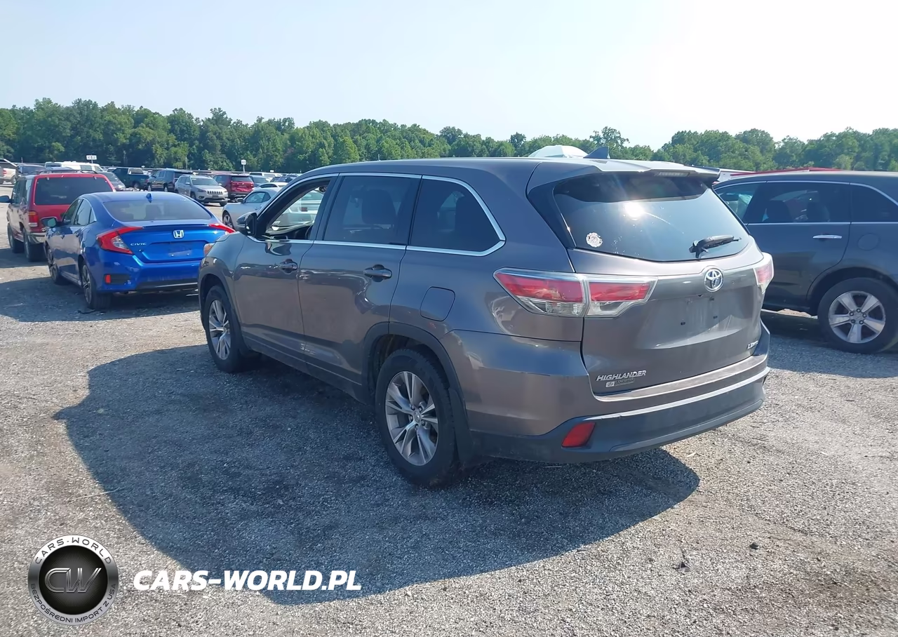 2015 Toyota Highlander Le Plus V6 VIN:5TDBKRFH5FS084276 - 3