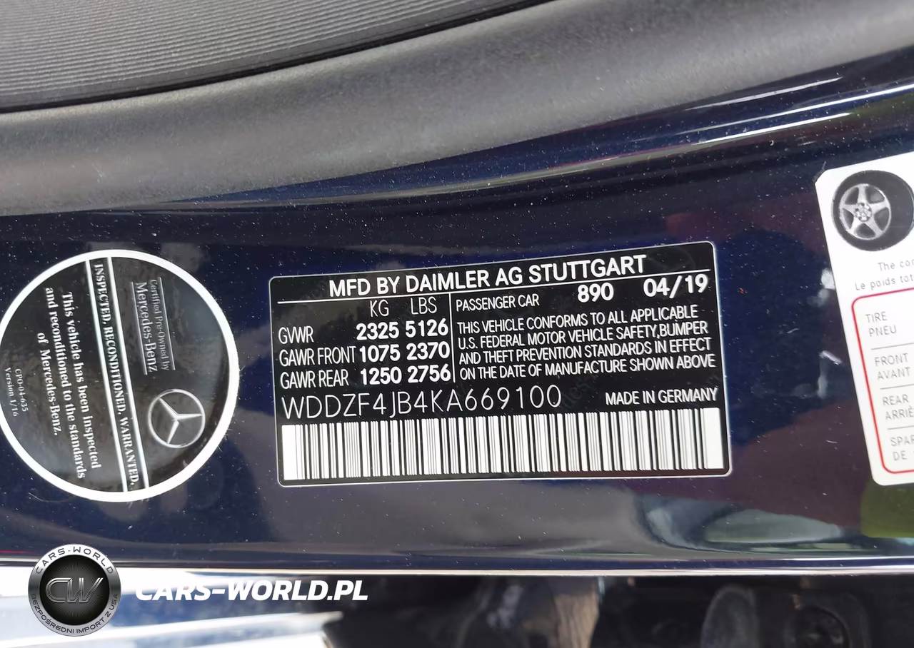 2019 Mercedes-Benz E 300 VIN:WDDZF4JB4KA669100 - 9