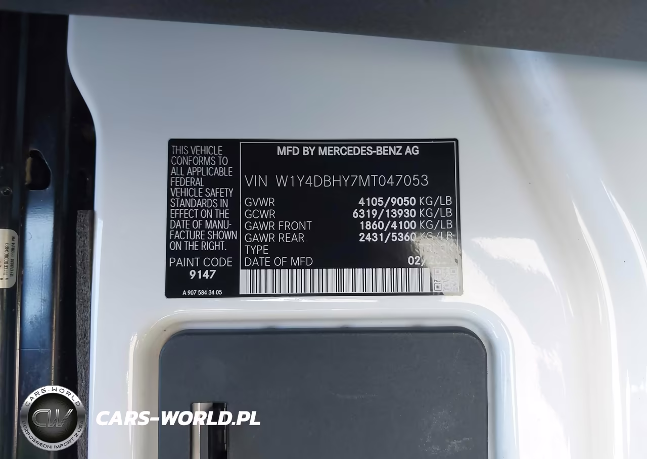 2021 Mercedes-Benz Sprinter 2500 Standard Roof I4 Diesel VIN:W1Y4DBHY7MT047053 - 9