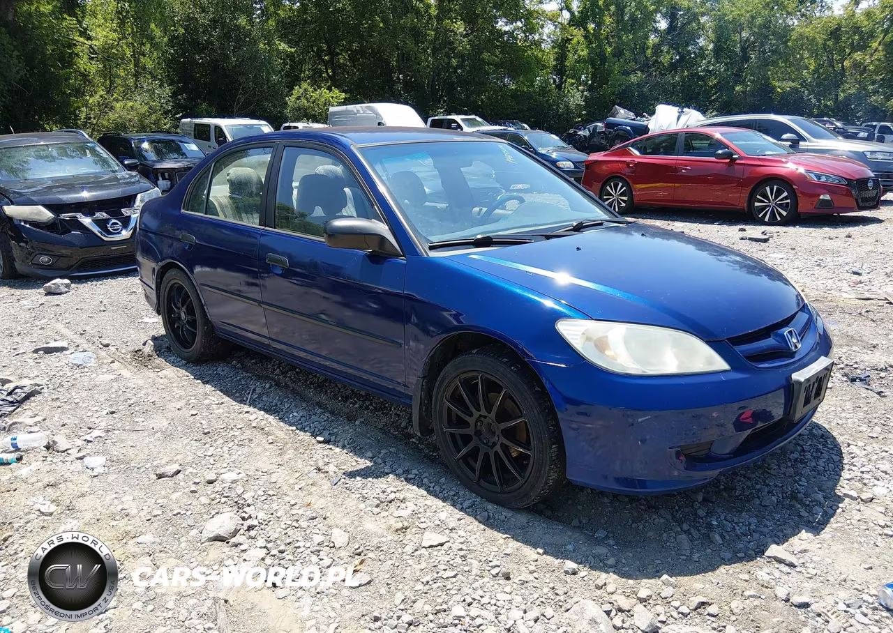 2005 Honda Civic Vp VIN:1HGES16385L015246 - 1