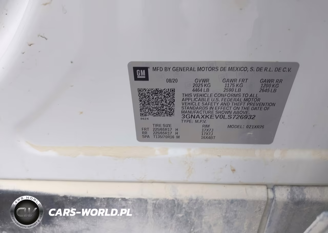 2020 Chevrolet Equinox Fwd Lt 1.5L Turbo VIN:3GNAXKEV0LS726932 - 9