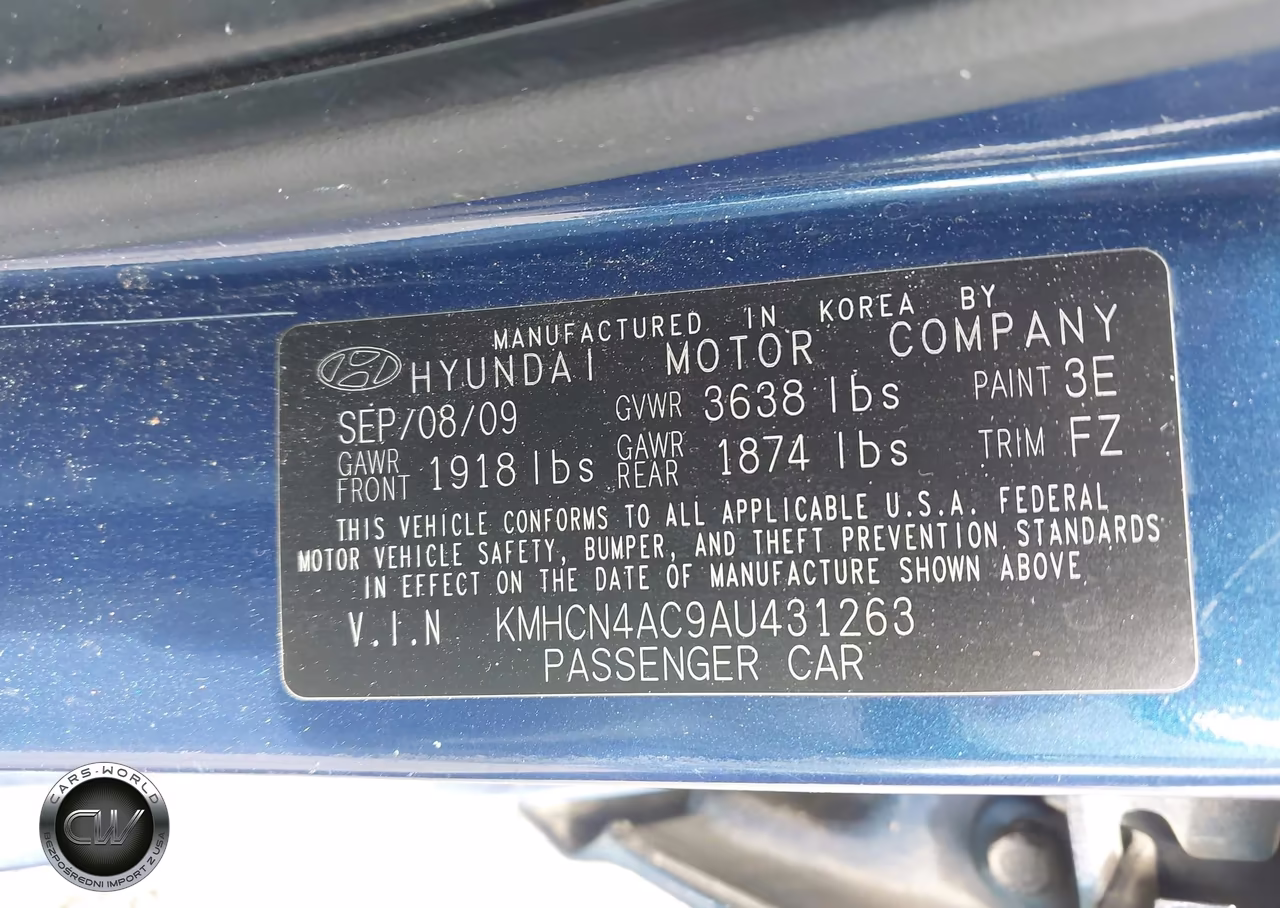 2010 Hyundai Accent Gls VIN:KMHCN4AC9AU431263 - 9