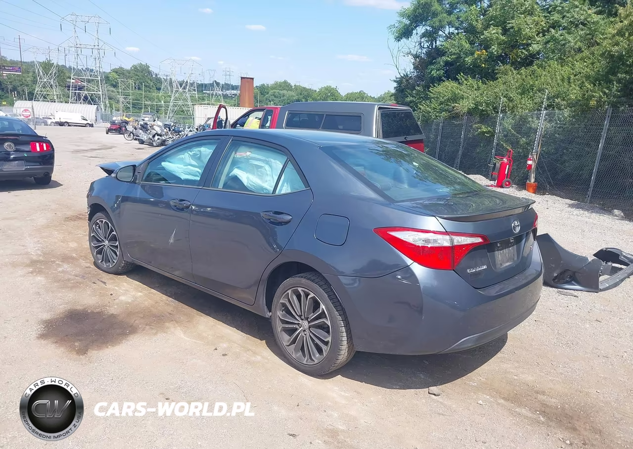 2014 Toyota Corolla S Plus VIN:5YFBURHEXEP124923 - 3