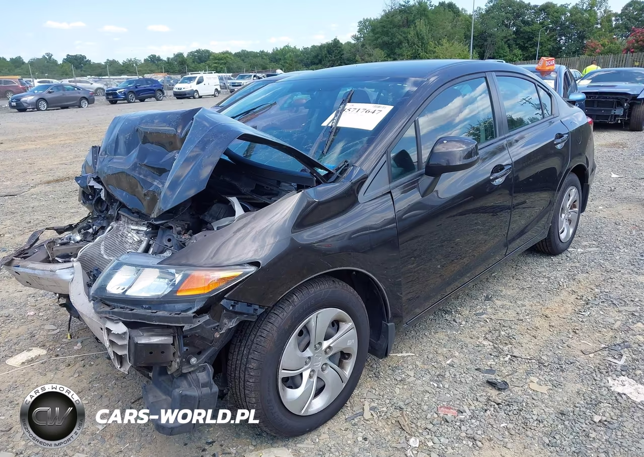 2013 Honda Civic Lx VIN:2HGFB2F50DH583949 - 2
