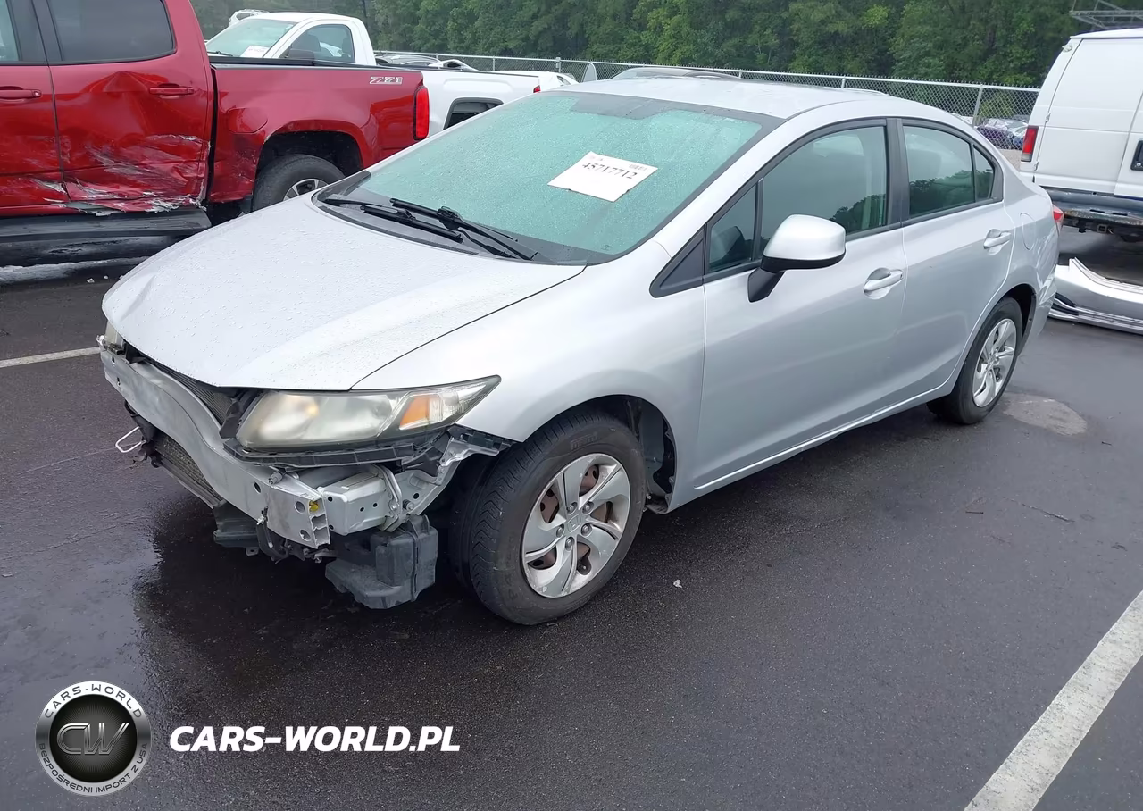 2013 Honda Civic Lx VIN:19XFB2F54DE246940 - 2