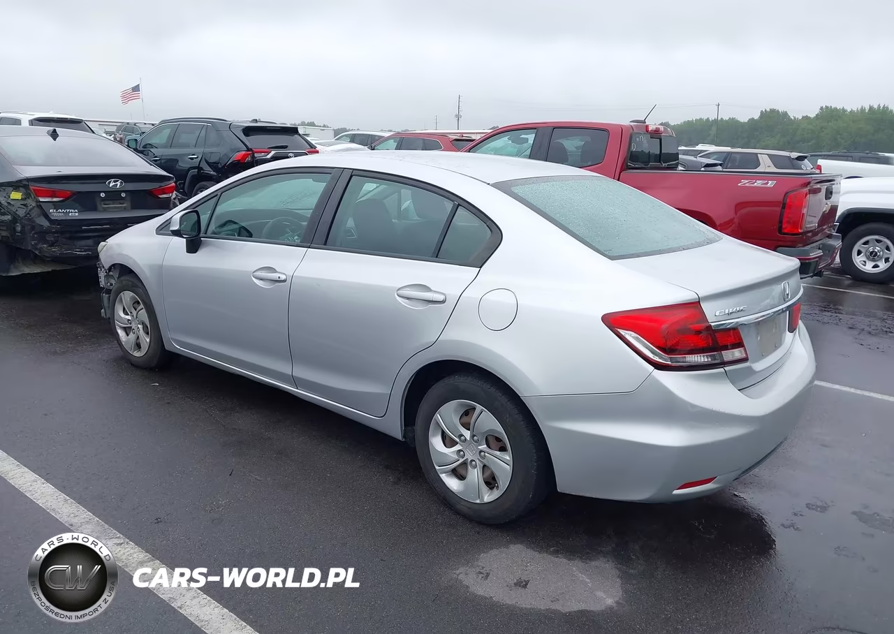 2013 Honda Civic Lx VIN:19XFB2F54DE246940 - 3