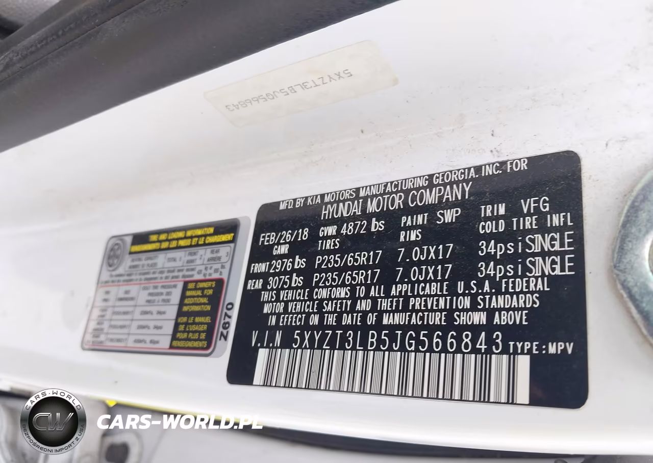 2018 Hyundai Santa Fe Sport 2.4L VIN:5XYZT3LB5JG566843 - 9