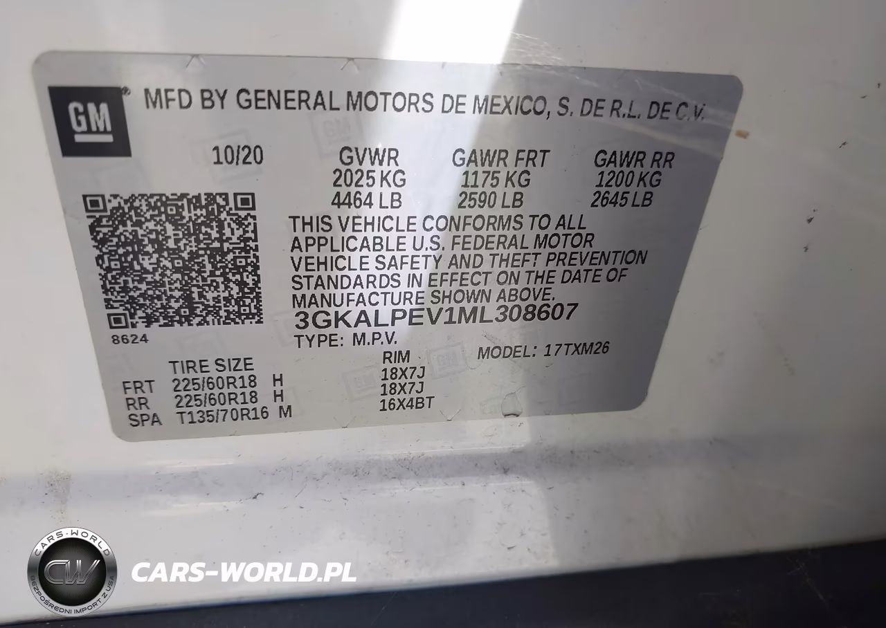 2021 GMC Terrain Fwd Slt VIN:3GKALPEV1ML308607 - 9