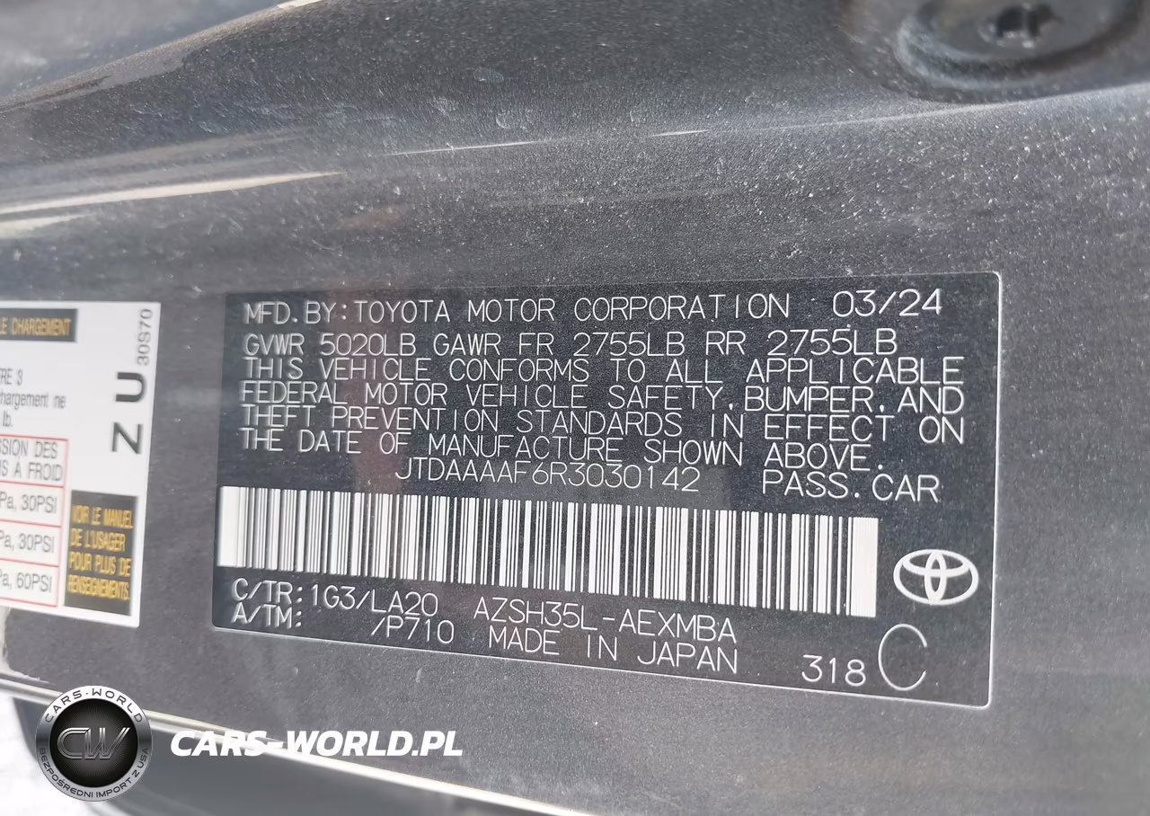 2024 Toyota Crown Limited VIN:JTDAAAAF6R3030142 - 9