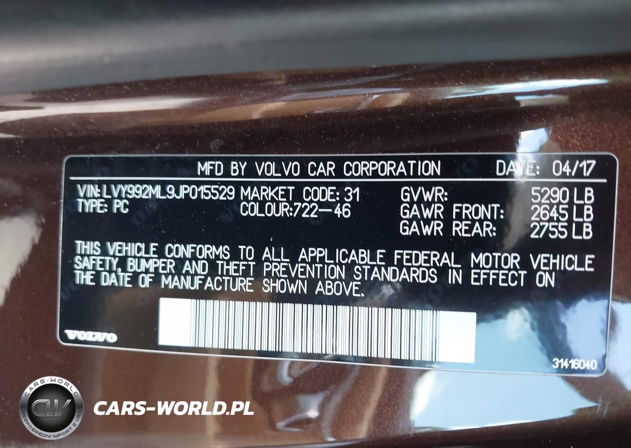 2018 Volvo S90 T6 Inscription VIN:LVY992ML9JP015529 - 9