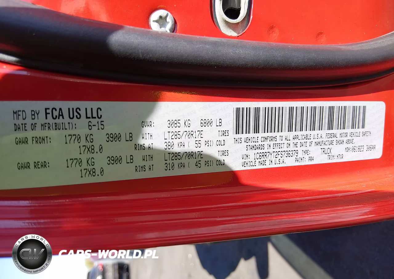 2015 Ram 1500 Rebel VIN:1C6RR7YT2FS736379 - 9