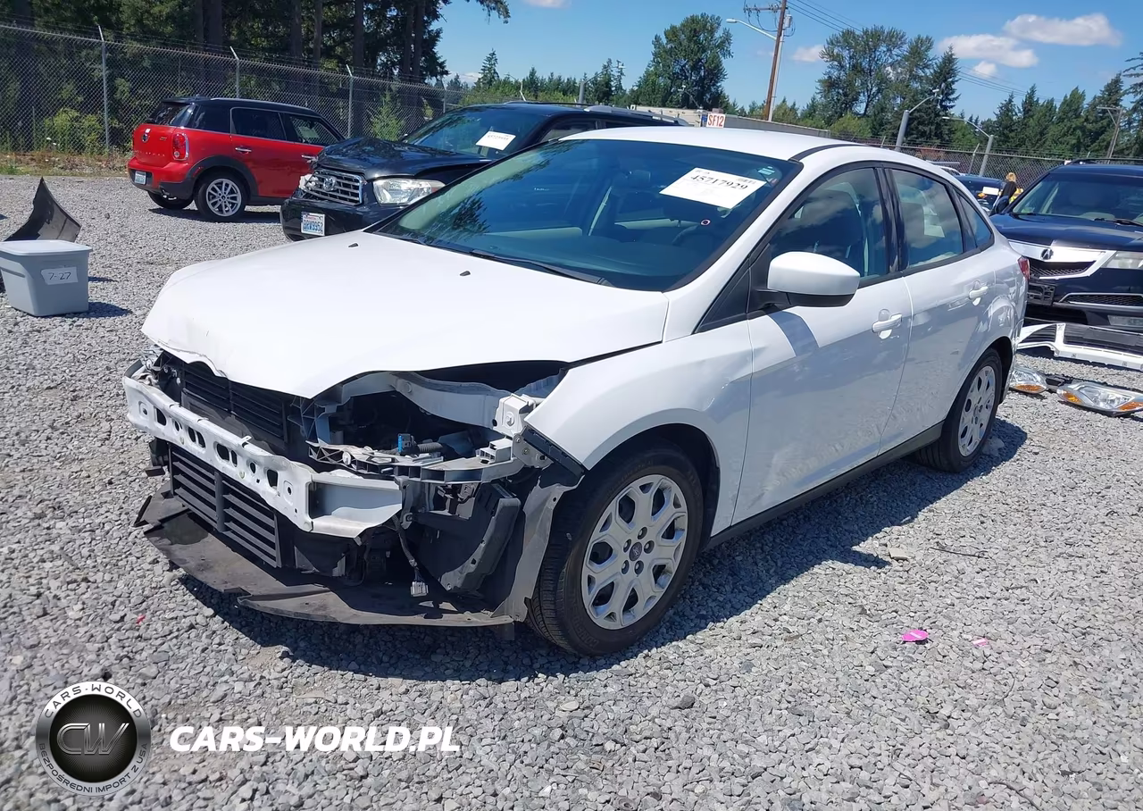 2012 Ford Focus Se VIN:1FAHP3F22CL424409 - 2