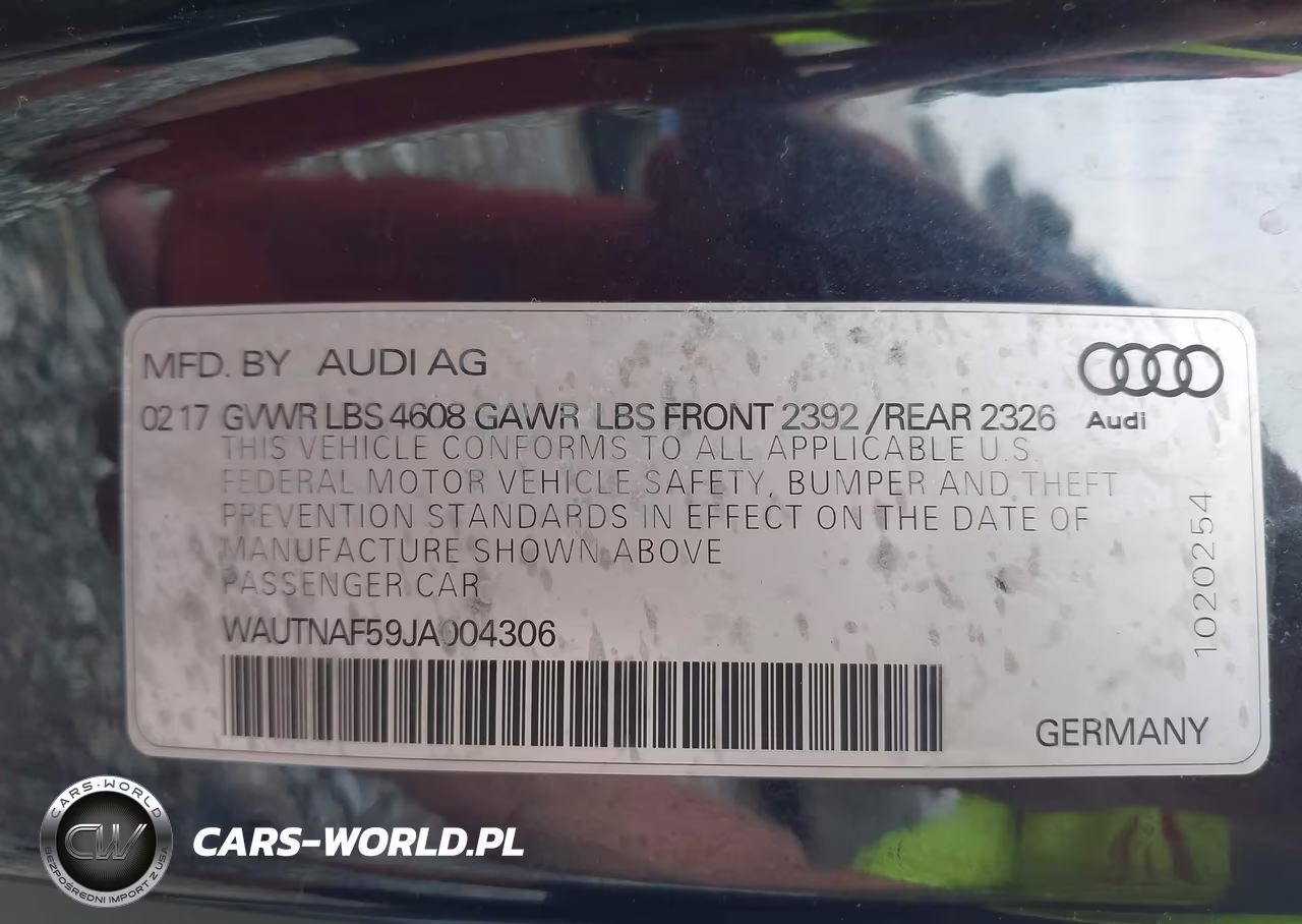 2018 Audi A5 2.0T Premium VIN:WAUTNAF59JA004306 - 9