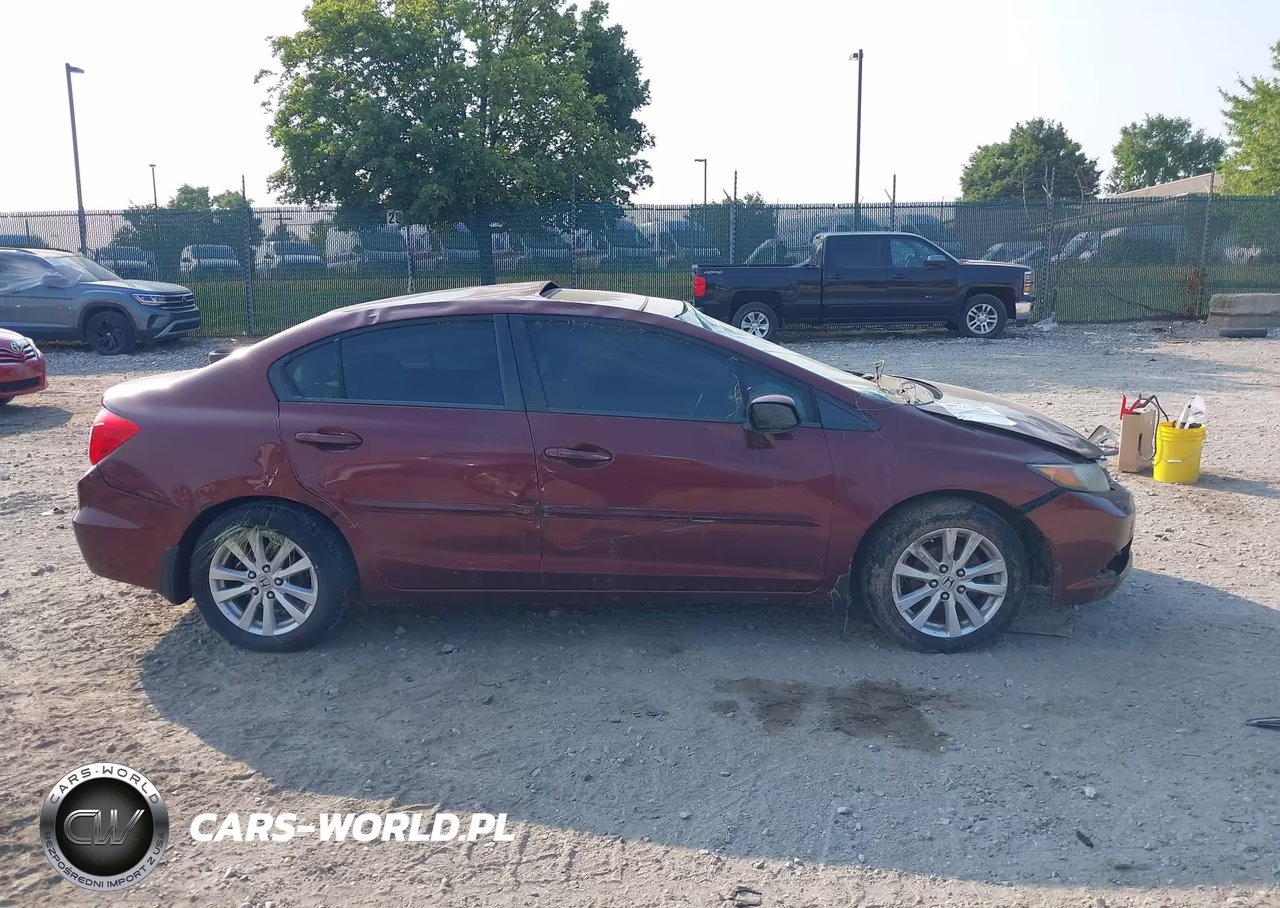 2012 Honda Civic Ex VIN:2HGFB2F87CH510280 - 13
