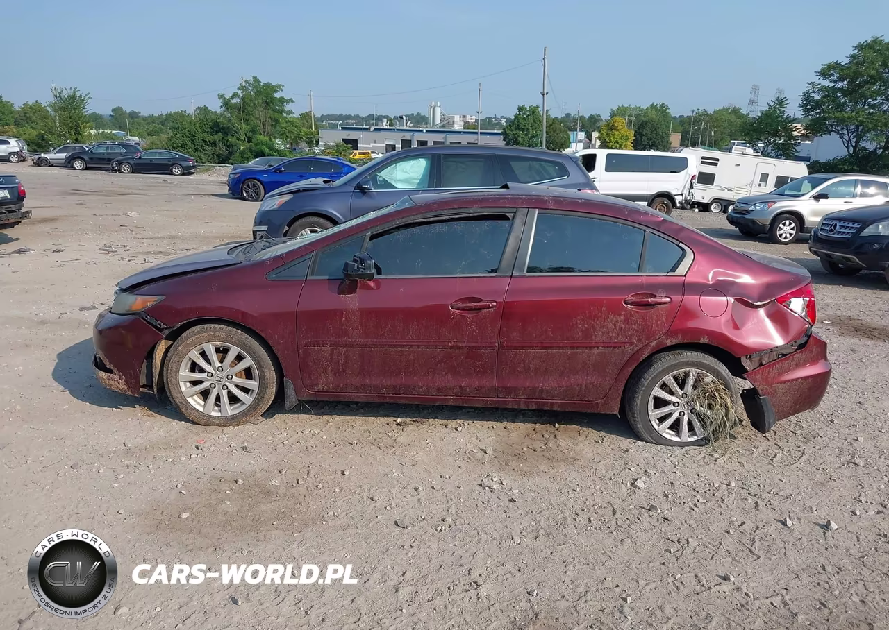 2012 Honda Civic Ex VIN:2HGFB2F87CH510280 - 14