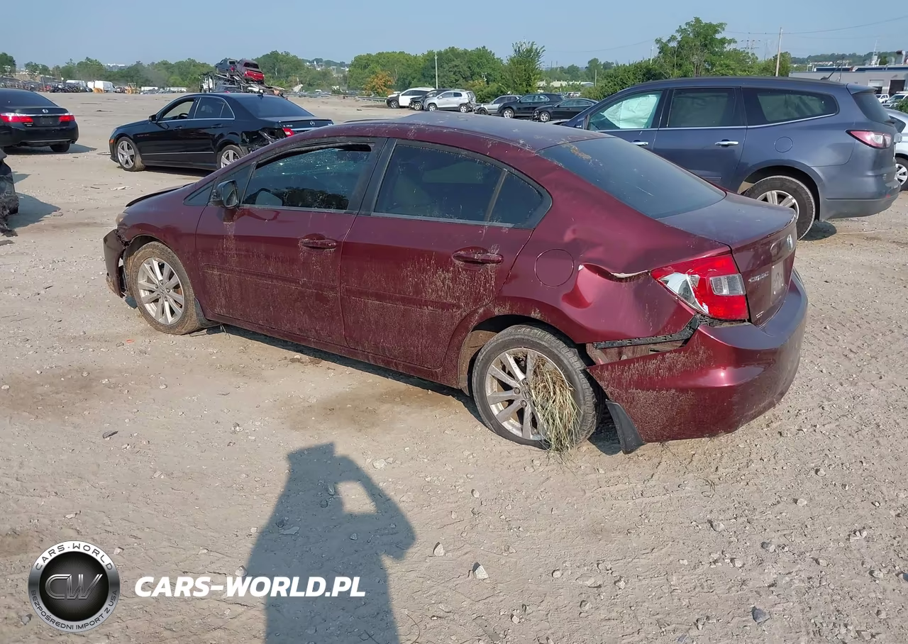 2012 Honda Civic Ex VIN:2HGFB2F87CH510280 - 3