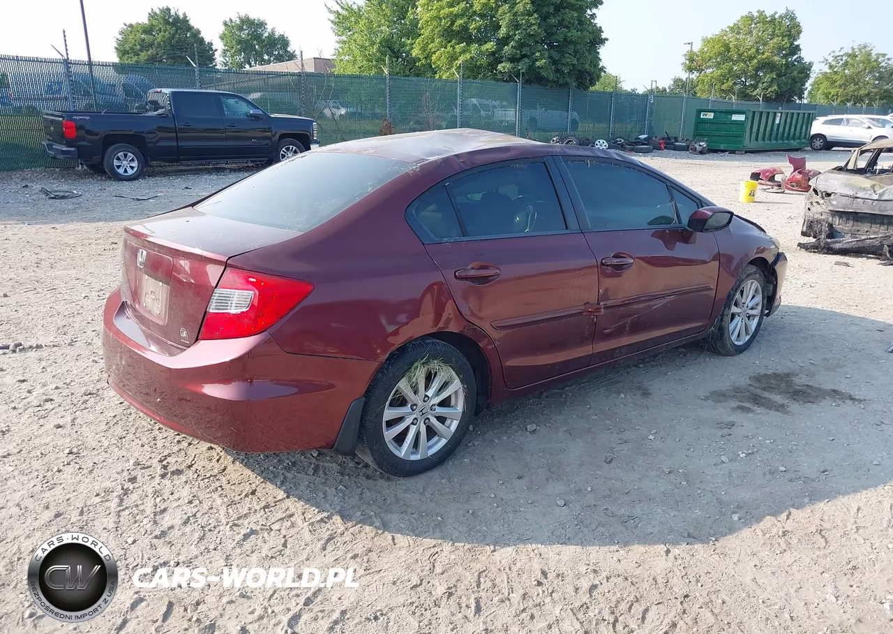 2012 Honda Civic Ex VIN:2HGFB2F87CH510280 - 4