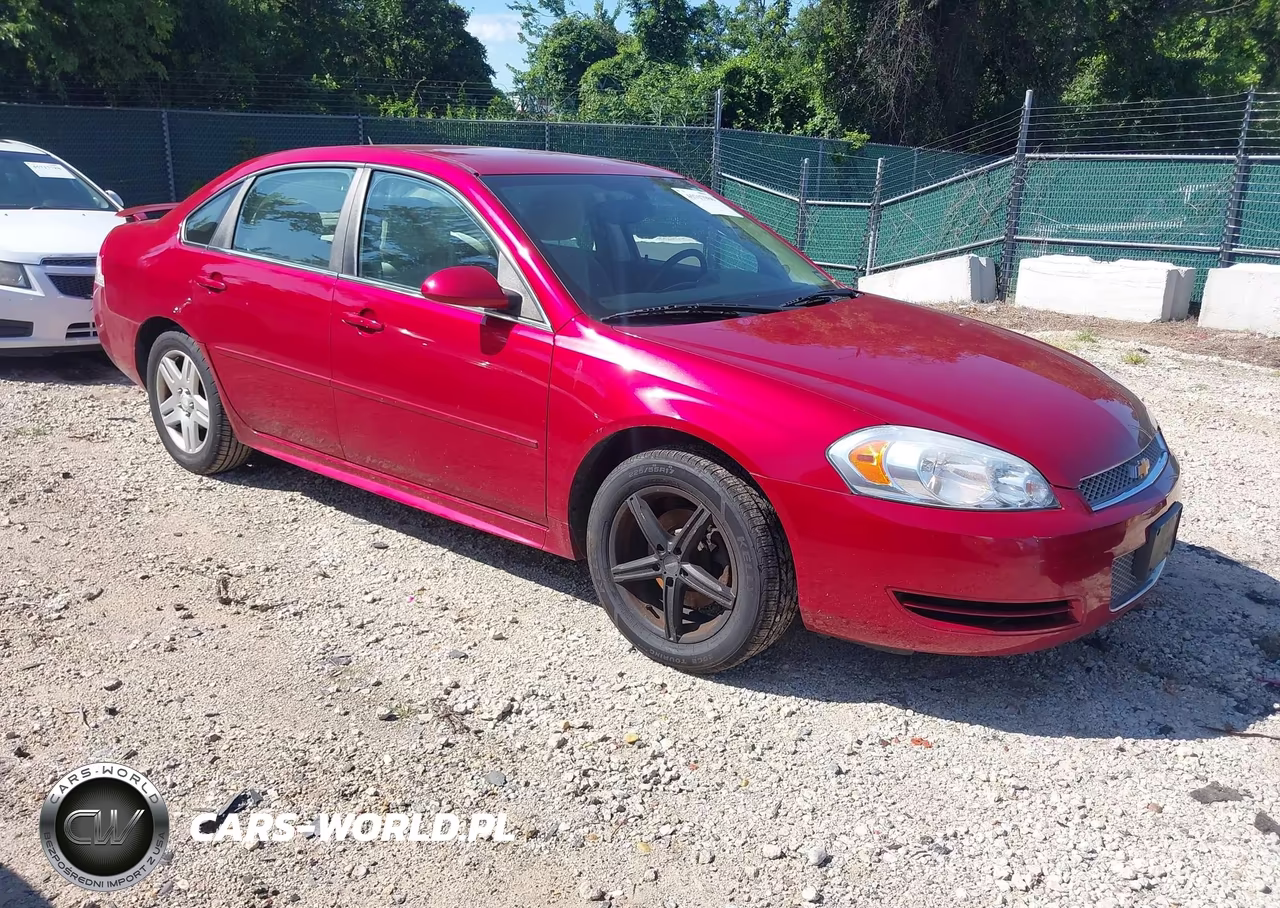 2012 Chevrolet Impala Lt VIN:2G1WB5E31C1261692 - 1