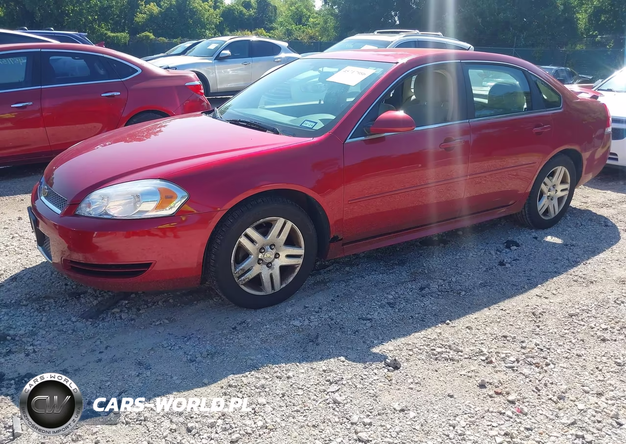 2012 Chevrolet Impala Lt VIN:2G1WB5E31C1261692 - 2