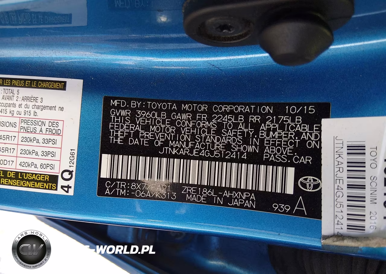 2016 Scion Im VIN:JTNKARJE4GJ512414 - 9