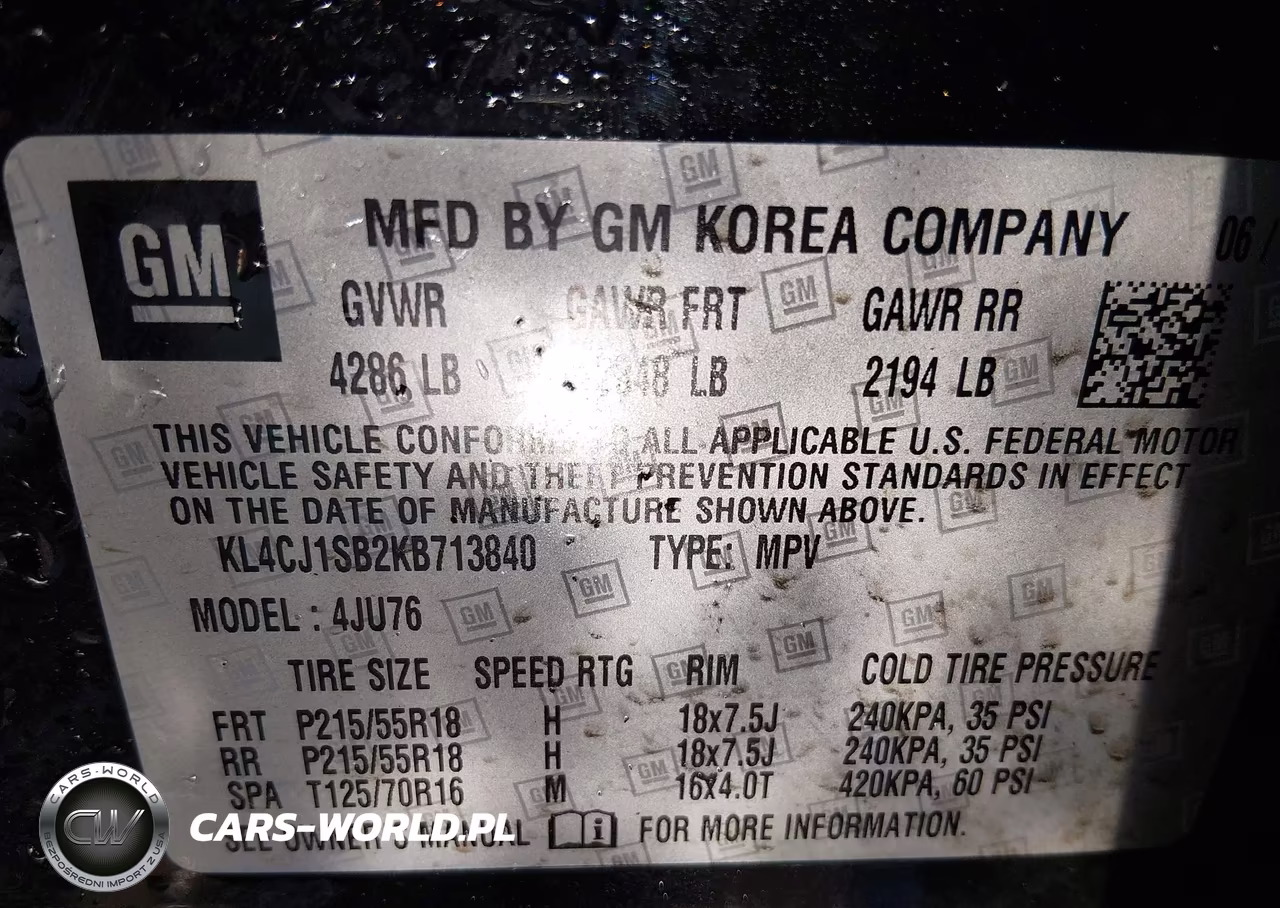 2019 Buick Encore Fwd Sport Touring VIN:KL4CJ1SB2KB713840 - 9