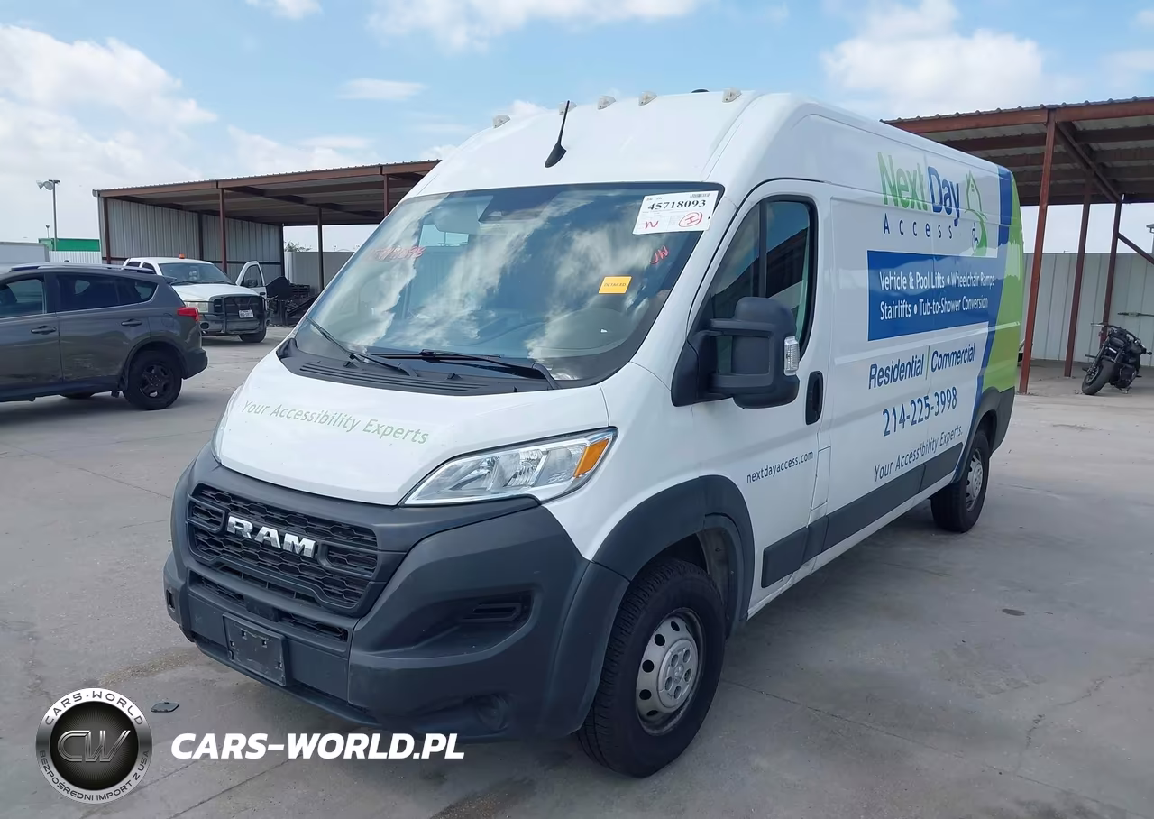2023 Ram Promaster 2500 High Roof 159 Wb VIN:3C6LRVDG0PE584108 - 2