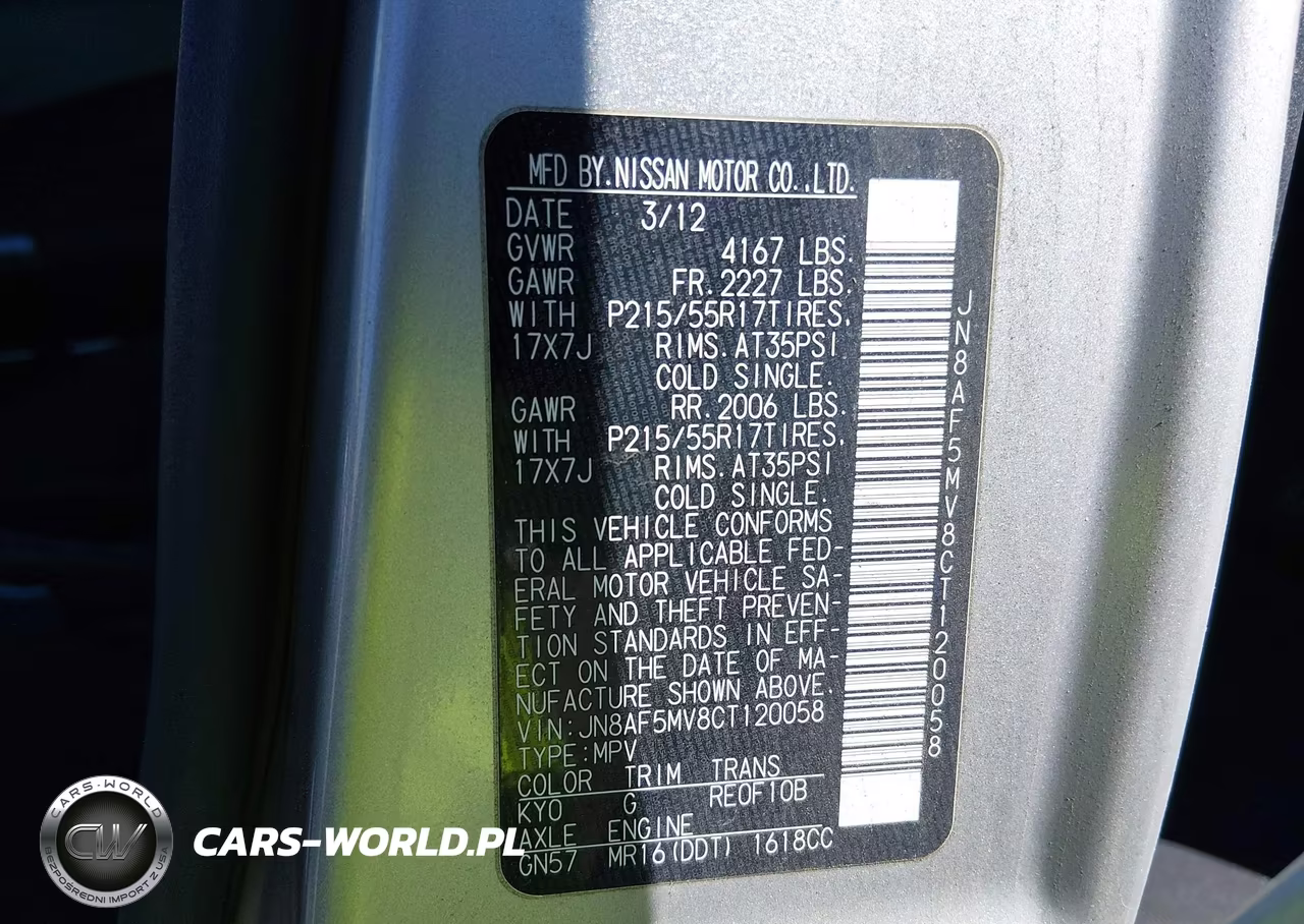 2012 Nissan Juke Sv VIN:JN8AF5MV8CT120058 - 9
