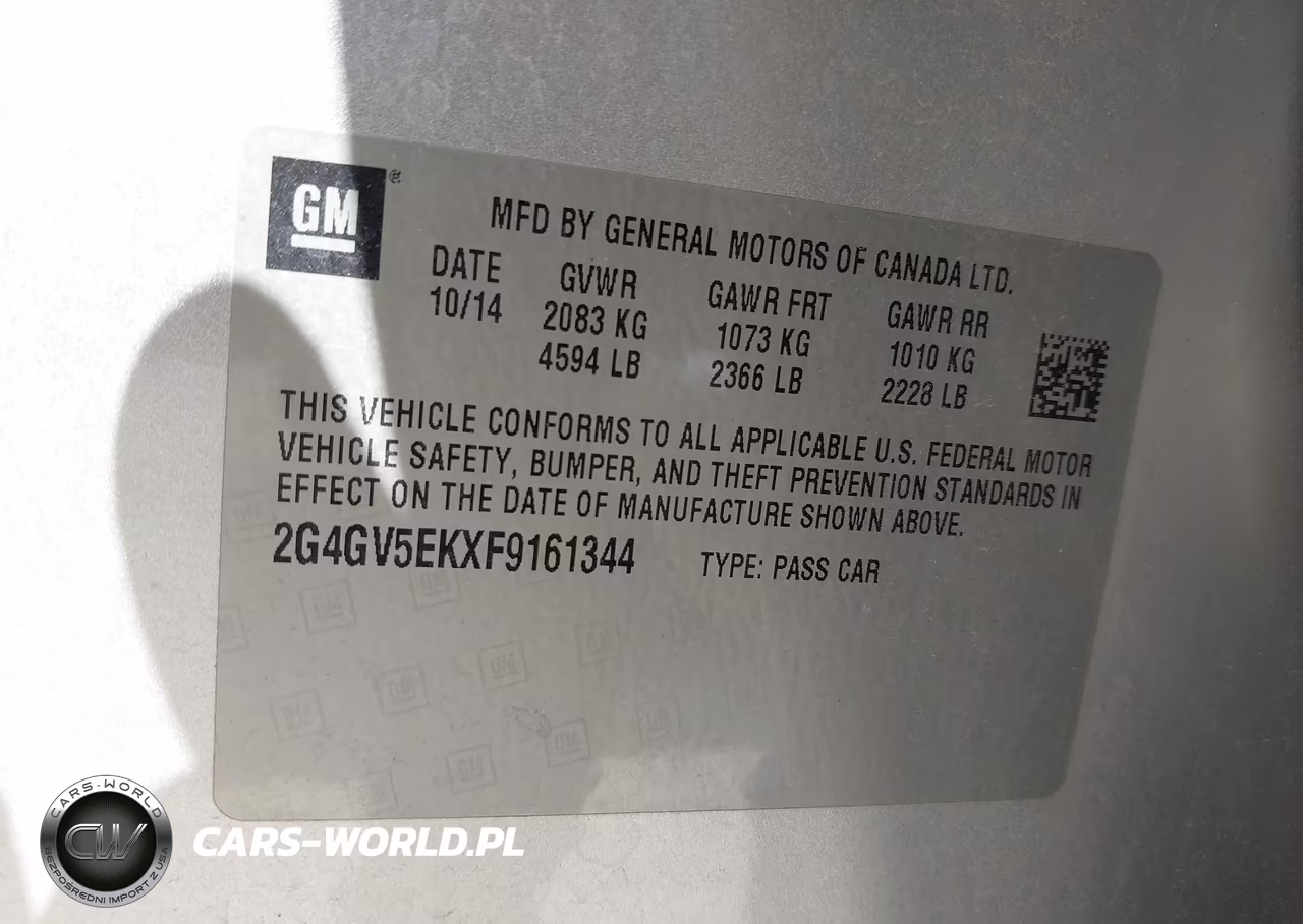 2015 Buick Regal 1Fl VIN:2G4GV5EKXF9161344 - 9