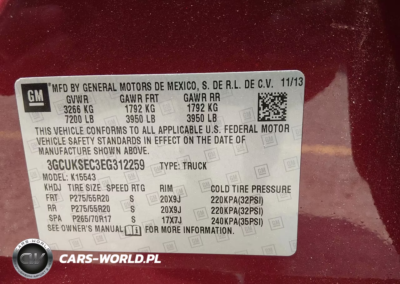 2014 Chevrolet Silverado 1500 Ltz VIN:3GCUKSEC3EG312259 - 9