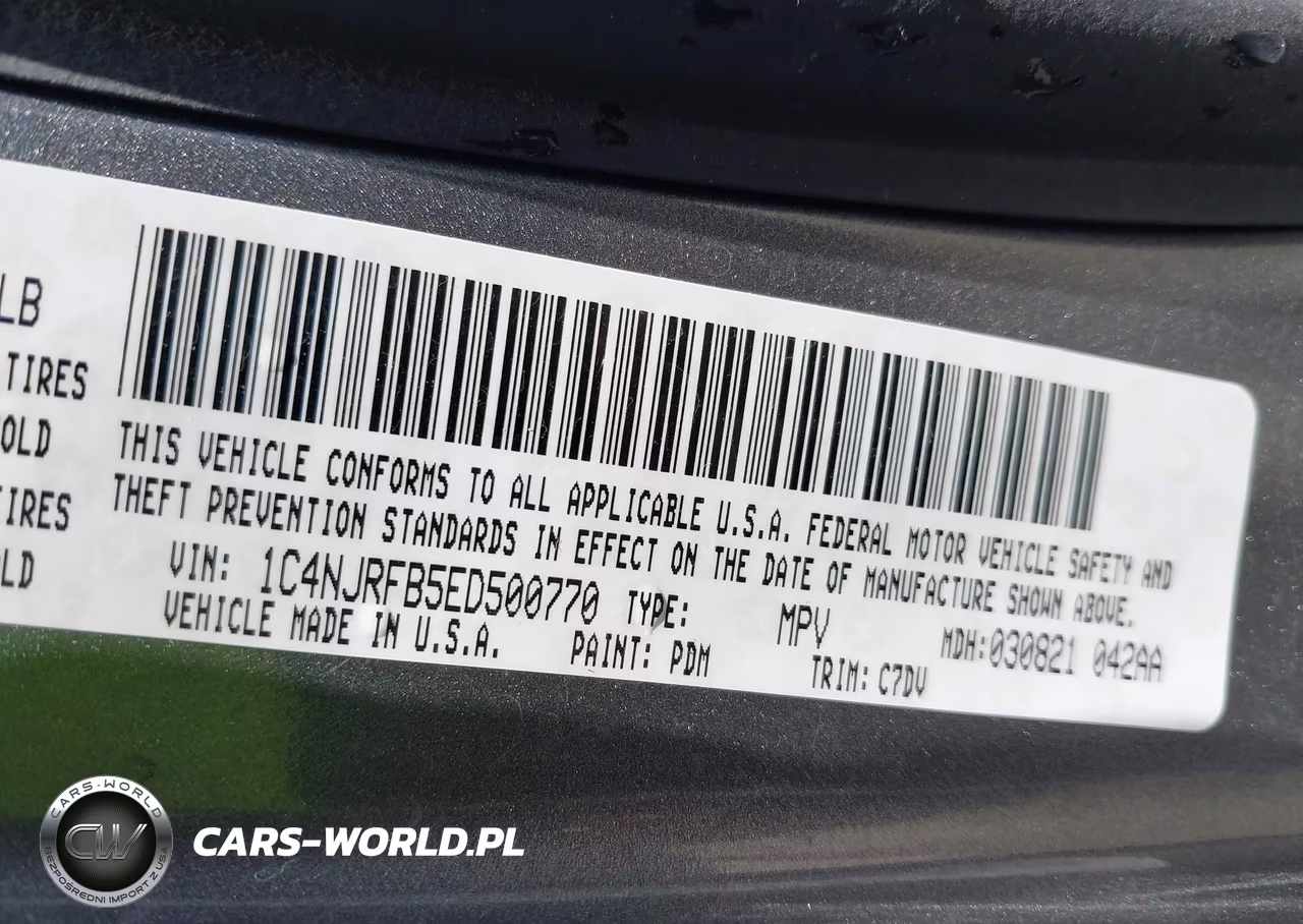2014 Jeep Patriot Latitude VIN:1C4NJRFB5ED500770 - 9
