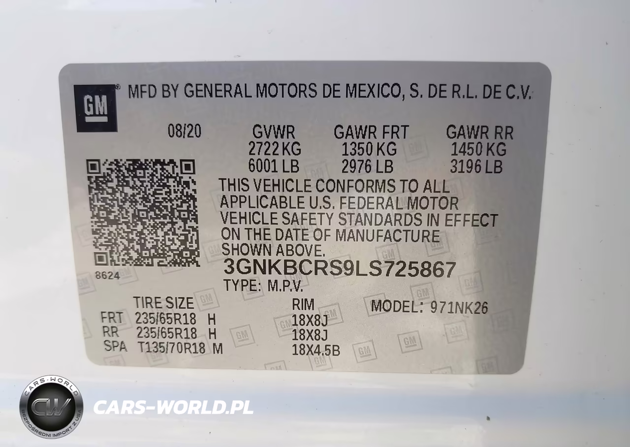 2020 Chevrolet Blazer Fwd 2Lt VIN:3GNKBCRS9LS725867 - 9