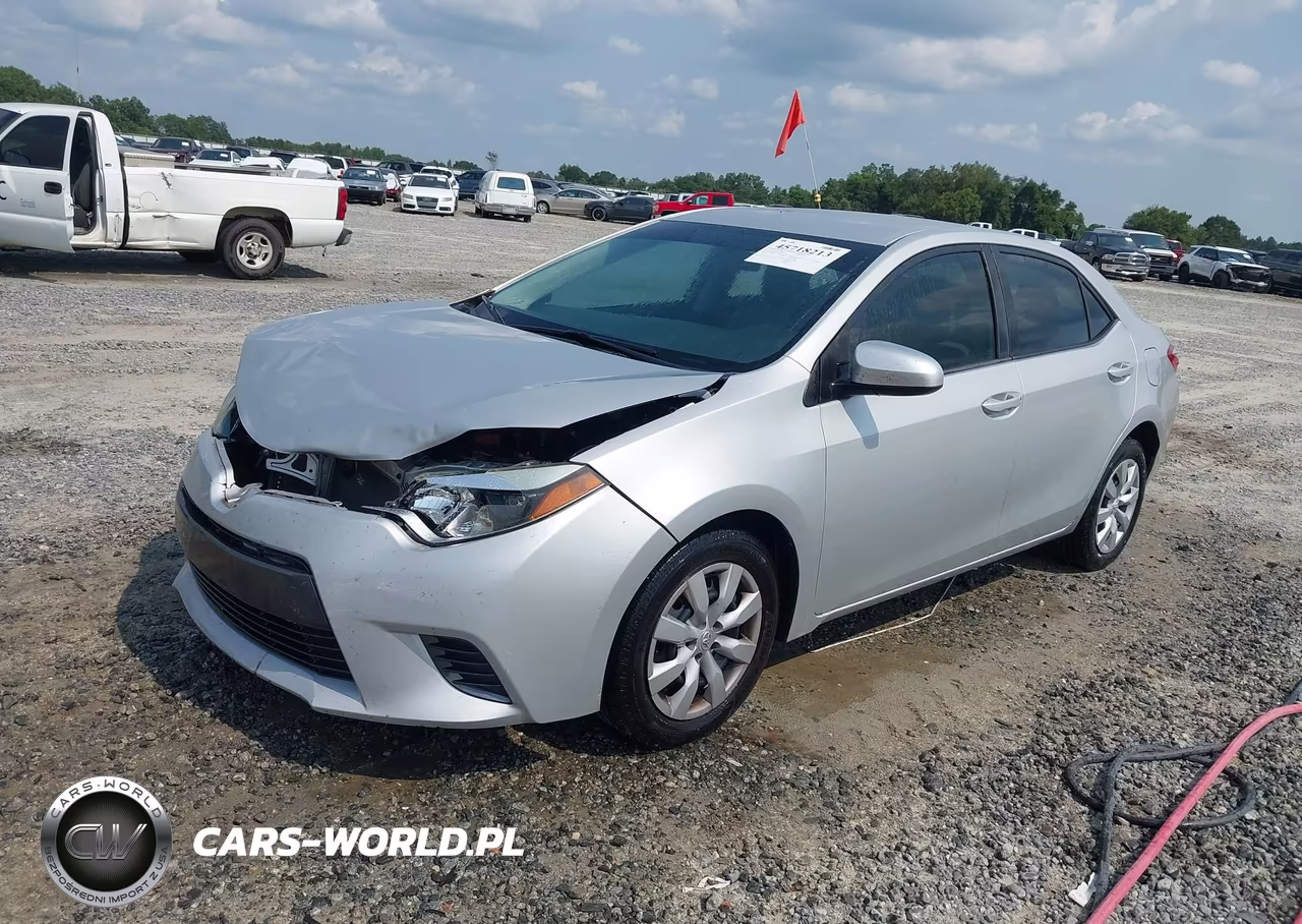 2016 Toyota Corolla Le VIN:2T1BURHE6GC586205 - 2