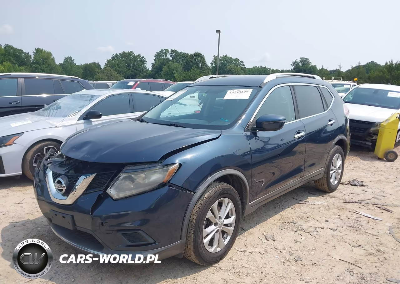 2016 Nissan Rogue Sv VIN:KNMAT2MV8GP627088 - 2