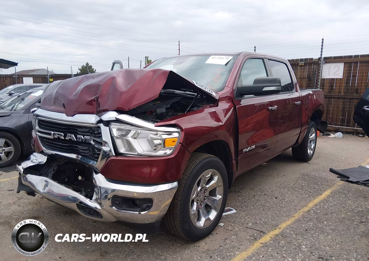 2019 Ram 1500 Big Horn-Lone Star 4X4 5'7 Box VIN:1C6SRFFTXKN918838 - 2