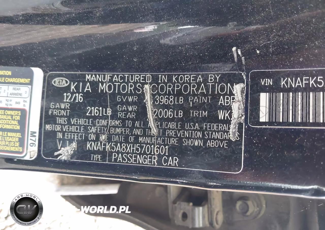 2017 Kia Forte Lx VIN:KNAFK5A8XH5701601 - 9