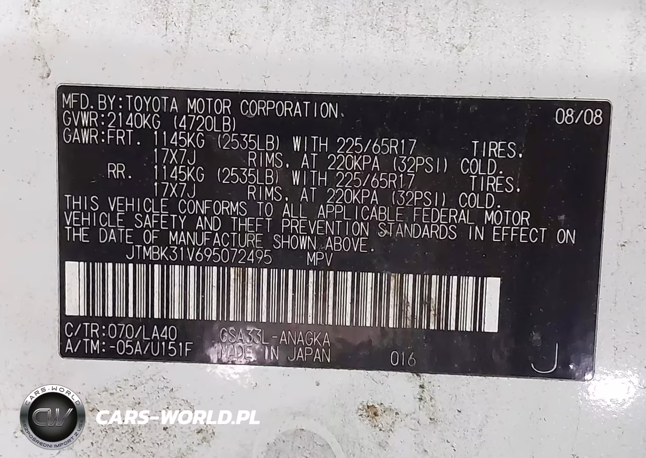 2009 Toyota Rav4 Limited V6 VIN:JTMBK31V695072495 - 9