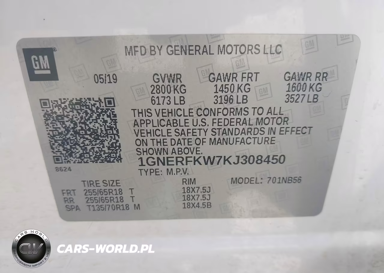 2019 Chevrolet Traverse Ls VIN:1GNERFKW7KJ308450 - 9