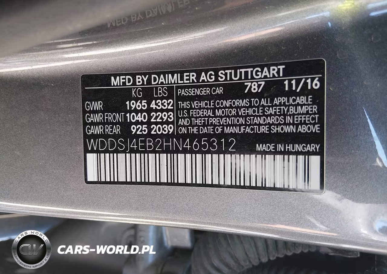 2017 Mercedes-Benz Cla 250 VIN:WDDSJ4EB2HN465312 - 9